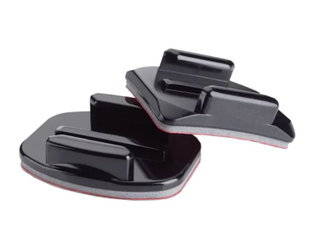 GoPro Adhesive Mounts - Curved + Flat Mounts - Black